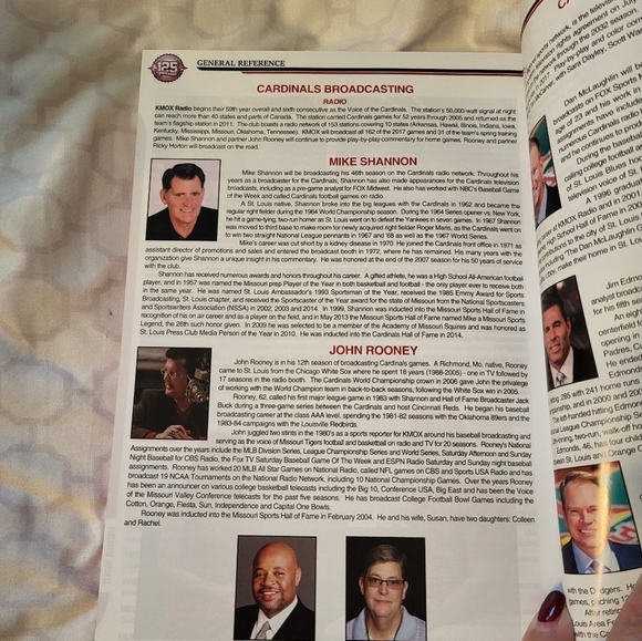 St.Louis Cardinals paperback book 2017 , 125th anniversary gently used - Picture 5 of 16